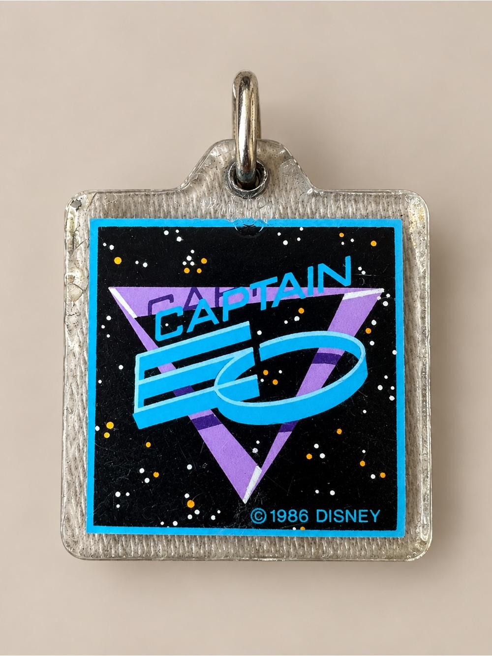 Vintage 1986 Disney Captain EO Michael Jackson Keychain